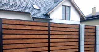 Купить распашные ворота деревянные Нижнекамск, цена от 2775 руб.