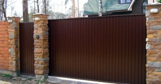 Купить откатные ворота консольные Нижнекамск, цена от 2828 руб.
