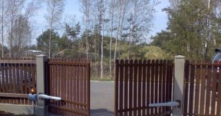 Купить распашные ворота из штакетника Нижнекамск, цена от 2775 руб.