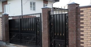 Купить распашные ворота кованные Нижнекамск, цена от 4870 руб.